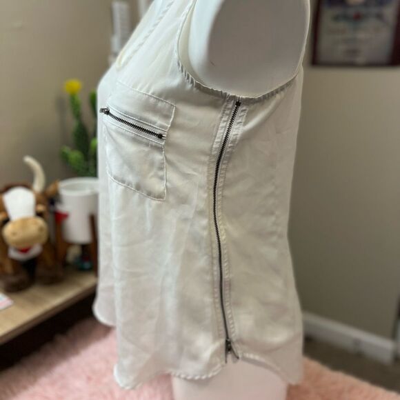 Windsor white blouse with side zipper - Picture 2 of 6